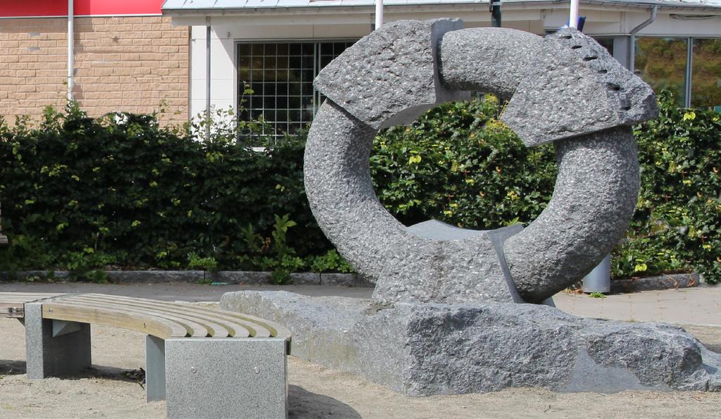 Gustav Werners plats med skulpturen Cyklisk bana Galgbacken Bollebygds avrättningsplats fram till 1802 Gustav Werners plats vid Bollebygds station är navet i ett kretslopp av människor från trakten