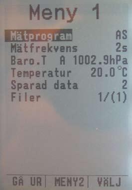 8.7 AS (Auto Sampling) - Sampling av mätvärden AS är tillgängligt med alla givare Swema 3000 samlar automatiskt in mätvärden. AS sparar inte alla värden utan beräknar ett medel-, max- & min- värde.