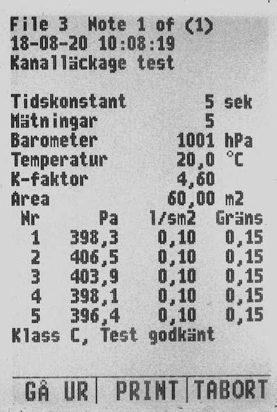 På raden under visas två värden med små siffror varav det vänstra är bör-värdet (det tryck du vill reglera till) och det högra är ärvärdet (det verkliga trycket som uppmäts).