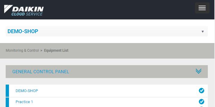 4 Klick på knppen Login (Logg in). Resultt: Huvudfönstret öppns och visr utrustningslistn. Se "3.4 Om -gränssnittet" på sidn 3 för mer informtion om nvändrgränssnittet.