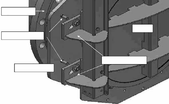 luftavlopp. F är konstruerad för montering på en fläns. För dimensionerna DN 150 till DN 600 används en adapterplåt när slussluckan monteras på en rörfläns.