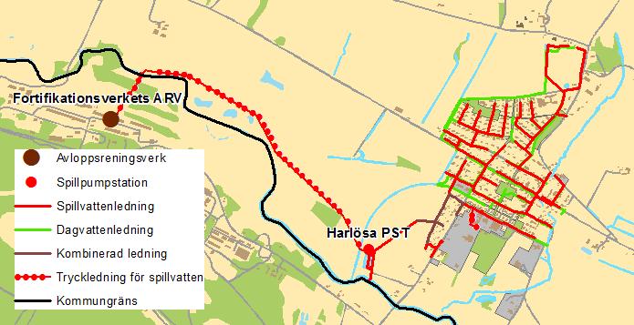 Åtgärdsplan för Eslövs avloppsledningsnät 62 6.5 Harlösa I den sydöstra kanten av Eslövs kommun ligger Harlösa, ett samhälle med cirka 760 invånare.