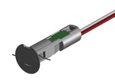 6. Montering (handbok) 59 / 122 Door Monitoring-komponenter (konventionell montering) A B C D E Monteringshjälp för kabel Cylinderskruvsensor Regelsensor Monteringshjälp för regelsensor Vridsäkring 6.