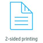 sid/min A4) Automatisk dubbelsidig utskrift som standard HP Mobile Printing och Wi-Fi Direct HP