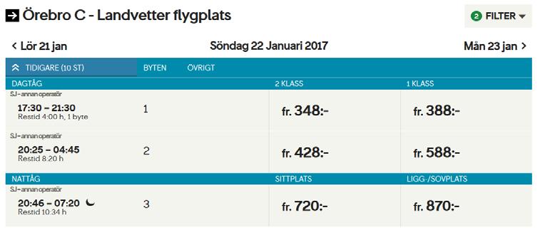 Från Örebro C med