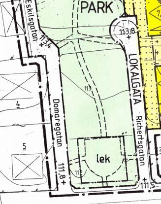 Markägare Skara kommun äger all allmän platsmark så som parker och gatumark. Kommunen äger dessutom det gamla vattentornet som står i parken.