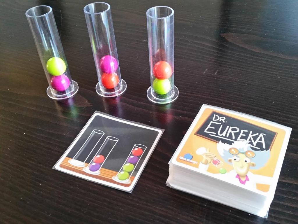 Dr. Eureka Spelarantal: 1 4 Åldersrekommendation: 8+/6+ Ett snabbt spel i realtid