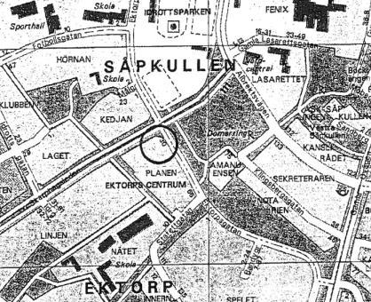 Figur 2. Historisk översiktskarta Inom fastigheten har också NIGA Tvättservice bedrivit verksamhet.