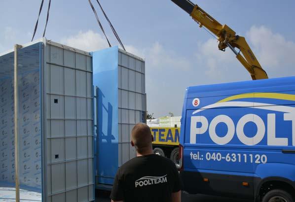 Thermoplast PP Poolen består av det miljövänliga materialet PP (polypropylen) som tillhör termoplastgruppen för dess isoleringsförmåga.