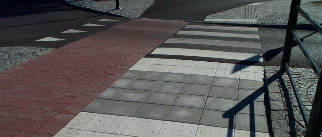 Resultat och slutsatser Omgivningsmaterialet har stor betydelse Plattor med fasade kanter ger ideliga stopp och påverkar gångrytmen och därmed