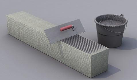 8. PAROC FIRESAFE INSTALLATION Skyddande täckskivor Installera alltid PAROC FireSAFE-skivorna över materialet som ska skyddas, som visat i figuren här intill.