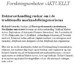 Två interaktörer, tre typfall 1. (Human <-> Human, datorn kanaliserar) 2.