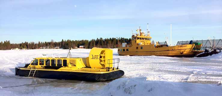 VI I REDERIET FÄRJEHÄLSAN Tuff vinter på Holmöleden Cheferna testade utmaning FOTO: MOSTPHOTOS.COM Vintern har varit hård mot Holmöleden.
