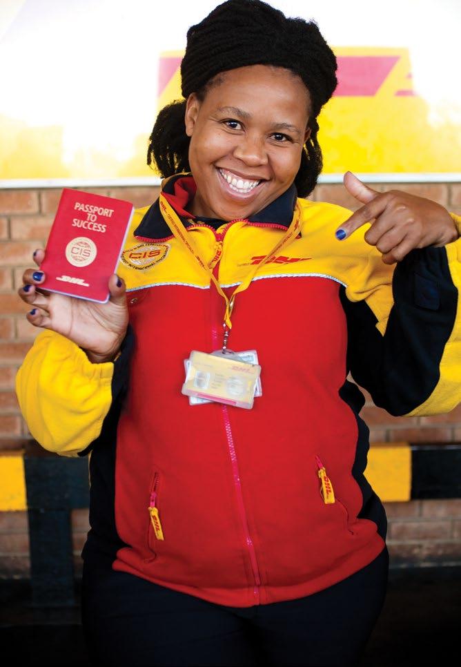 I vårt program för Certifierade Internationella Specialister utbildar vi alla DHL Express medarbetare med den