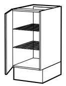 BÄNKSKÅP BÄNKSKÅP med 1 liten och 2 stora lådor Tandembox höjd 704 Stomme Arkitekt Ark.