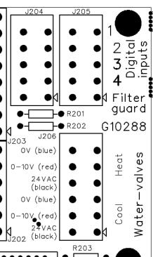 INSTALLATION & INJUSTERING Ventilationsaggregat Temovex Blue 4 Reläutgångar (Plint J7, J8) Systemet har 4st identiska reläutgångar som kan konfigureras till olika funktioner.