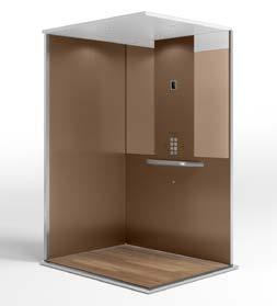 DESIGN Hissen är utformad för att kunna installeras med ett befintlig schakt.