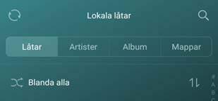 Musik och video Lägga till låtar i telefonen Innan du kan lyssna på musik måste du kopiera dina låtar till telefonen. Så här lägger du till låtar i telefonen: Kopiera låtar från datorn via USB-kabeln.