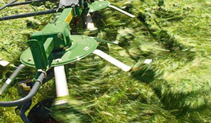 Rotorplattorna har förstärkt profil för ännu större stabilitet och säkerhet. Räfsarmen är flexibel och klarar att arbeta på ojämna underlag eftersom den absorberar de krafter som alstras.