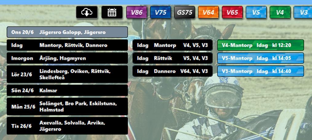 I inställningar kan du reglera visning gällande Internationella spel.