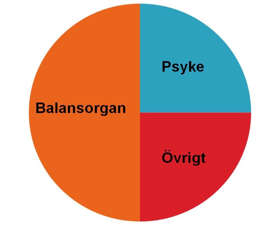 Epidemiologi 3-4% av patienter som söker allmänläkare 10% av patienter som söker ÖNH mottagning 1/3 av