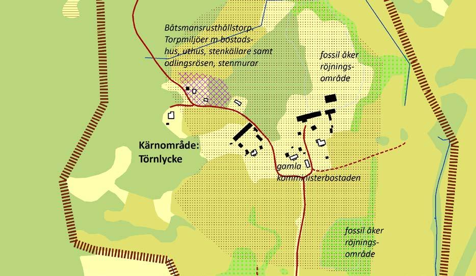 3 Kärnområdet bör i huvudsak betraktas som ett kulturhistoriskt särskilt värdefullt bebyggelseområde enligt Planoch bygglagen (PBL 8 kap 13 ). Områdena får förändras, men inte förvanskas.