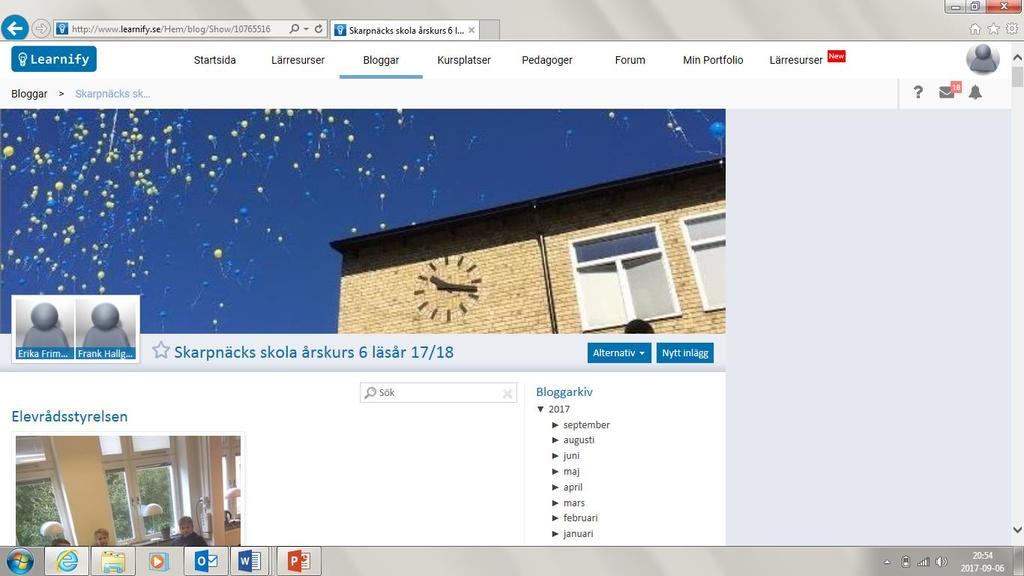 Blogg Läs gärna hemma Uppmuntra barnen att läsa Veckobrev Aktuell information