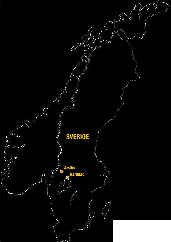Här finns vi Huvudcampus i Karlstad Ca 87 000
