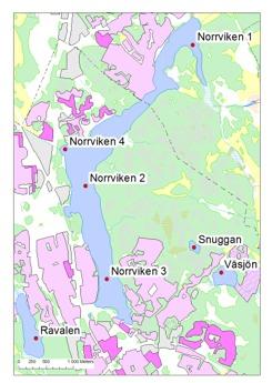 Norrviken Norrviken är en mycket näringsrik sjö vars avrinningsområde varierar. Här finns allt från tätorter (dagvatten), jordbruksmark och skogsmark.