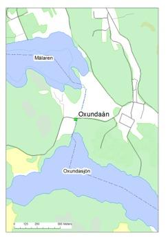Avrinningsområdet domineras av skog och jordbruksmark, en stor andel är också tätort.