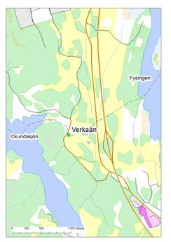 Verkaån Verkaåns avrinningsområde upptar 5,7 km.