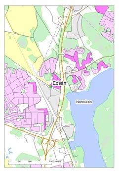 Edsån Edsåns avrinningsområde upptar,6 km.