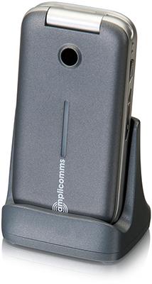 Amplicomms Powertel M- 7000i -Mobiltelefon med starkt - ljud +40dB - Inbyggd hörslinga -