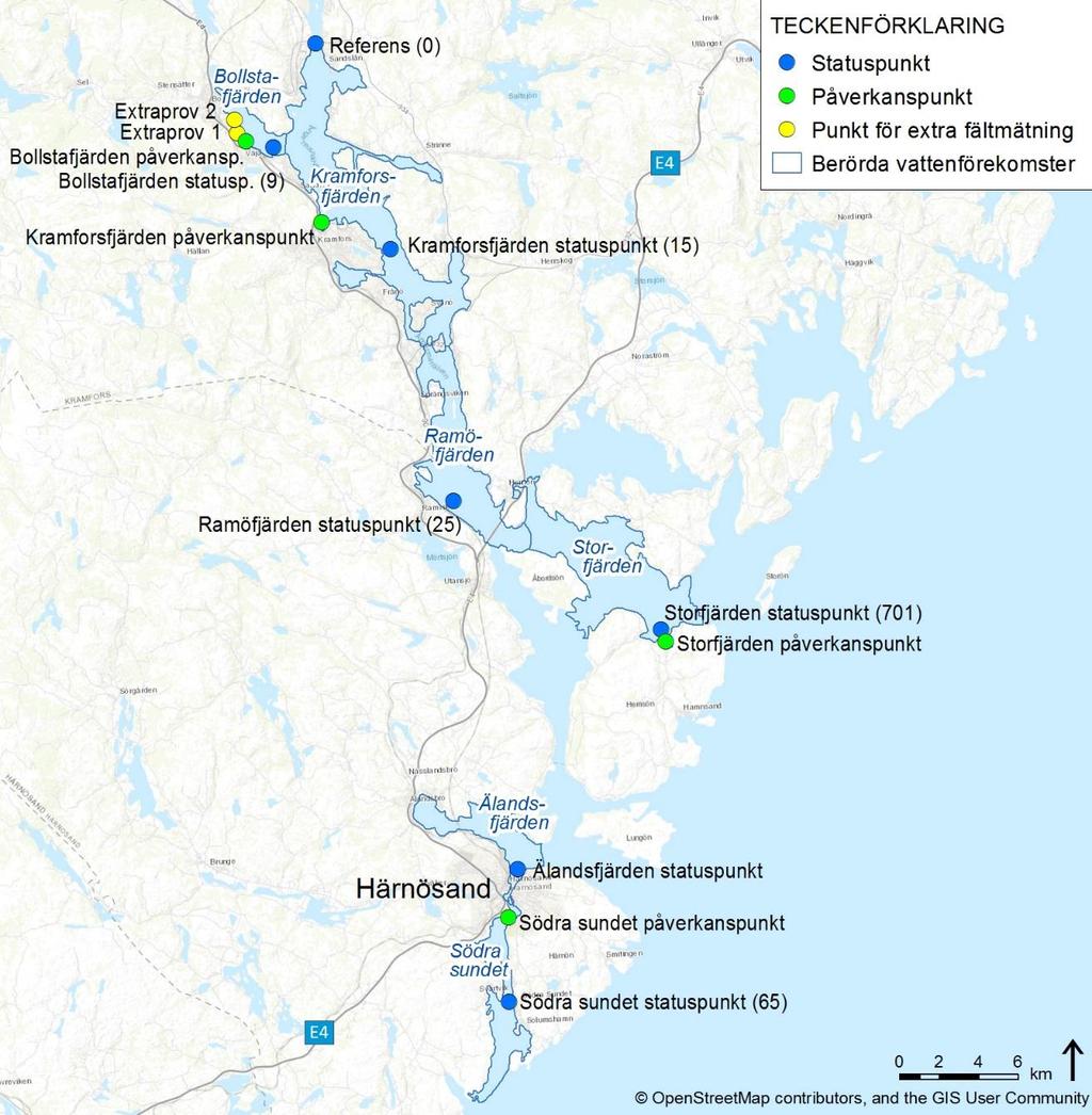 1 Inledning Sweco Environment AB har på uppdrag av gruppen för samordnad recipientkontroll i nedre Ångermanälven (fortsättningsvis refererad till som SRK Ångermanälven) utfört vattenprovtagningar och