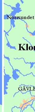 Årsmedelvärdenn för totalkväve i Gästriklands kustvatten under perioden 990-0