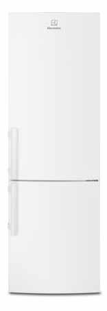 styrning Kyldel: 200 liter, LED-belysning, 4 glashyllor, 4 dörrfack, 2 lådor som håller frukt och grönsaker fräscha längre, FreeStore luftfuktare, TasteGuard luftfilter Frysdel: 63 liter, FrostFree,