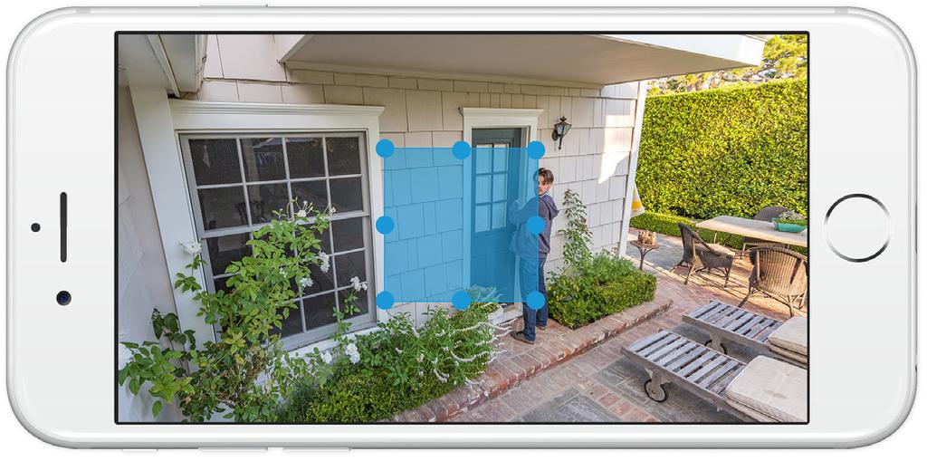 6. Använda Ring Video Doorbell Pro Rörelseavkänning Du kan ställa in en eller flera rörelsezoner och få aviseringar när rörelse upptäcks utanför hemmet.
