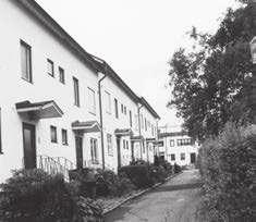 Arkitekter var bl a Ingrid Wallberg (kv 28:12 16), N Hansson (kv 28:1 6), B Johansson (kv 21:16 23) och Elsa-Brita Ekman (kv 22:1 12).