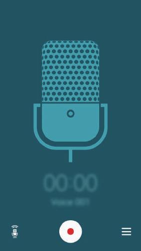 Verktyg Röstinspelning Använd programmet för att spela in eller spela upp röstmemon. Tryck lätt på Röstinspelning på programskärmen. Spela in röstmemon Tryck lätt på för att starta inspelningen.