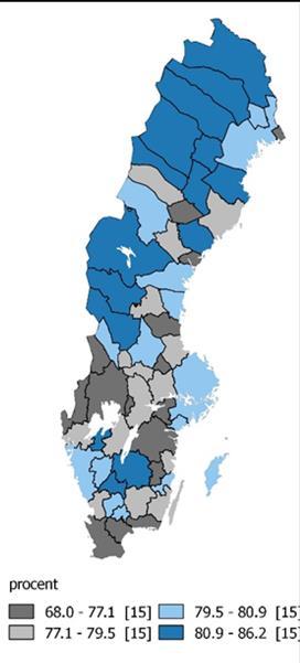Det går bra för Sveriges regioner.