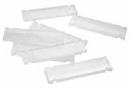 Levereras utan buntband (PTEF) Har färdiga hål för buntband UV-Skyddad TEKNISKA DATA Material: Polyetenplast, halogenfri Färg: Transparent Användningstemperatur: -75 C till +80 C Häftämne: Inget