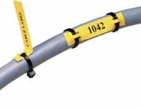 CABLELABEL LFL CABLELABEL LFL FÖR LASERSKRIVARE - INGA HÅLLARE BEHÖVS Märkning för utskrift på egen skrivare Cablelabel är ett enkelt och tåligt märksystem för kabelmärkning även vid kontakt med