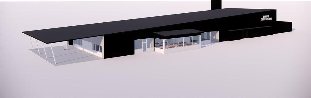 Illustration stadionbyggnad från stadion Illustration stadionbyggnad från entré / parkering Organisation Borås skidlöparklubb med ett helägt fastighetsbolag ( Borås skidarena AB som ändras till
