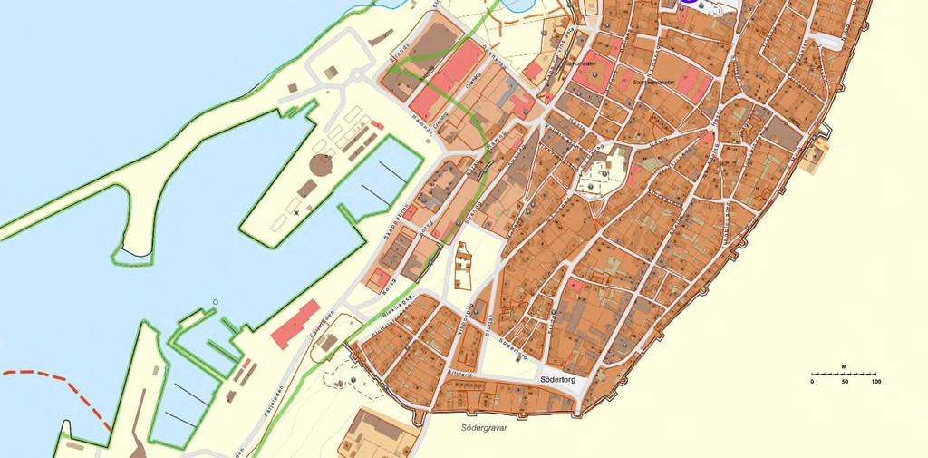 Läget för undersökningen i Visby innerstad Syfte och målsättning Syftet med undersökningen