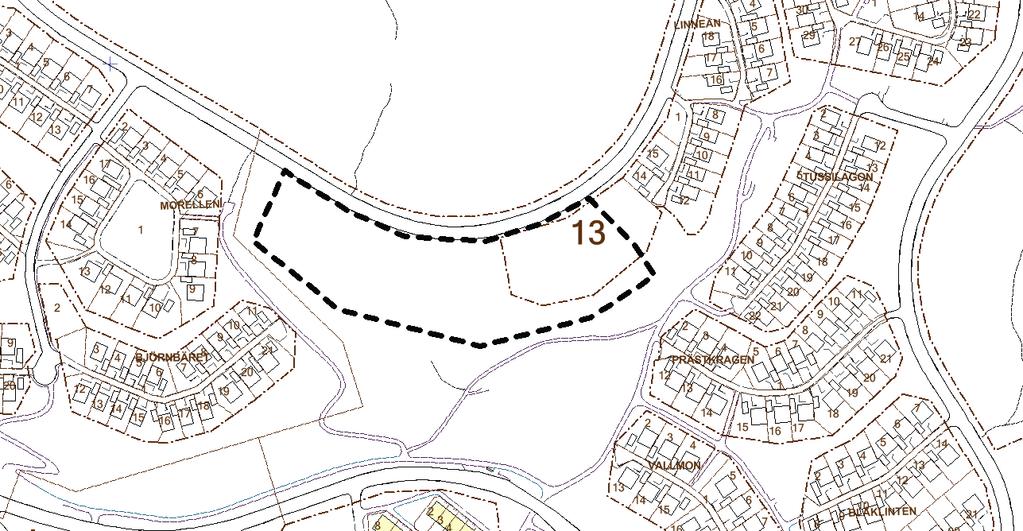 Beskrivning av detaljplanens syfte och område som berörs Detaljplanens syfte En ny detaljplan över området Norra Vitsippan ska möjliggöra för flerbostadshus med omkring 100 lägenheter i två till fyra
