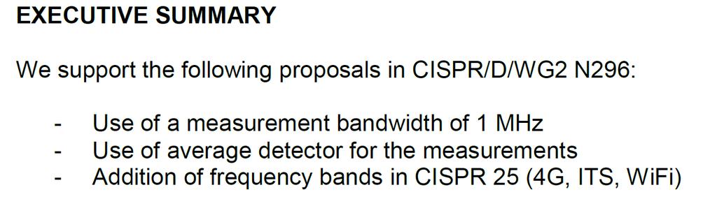 CISPR 25 - update Cispr 25 ed 4:2016