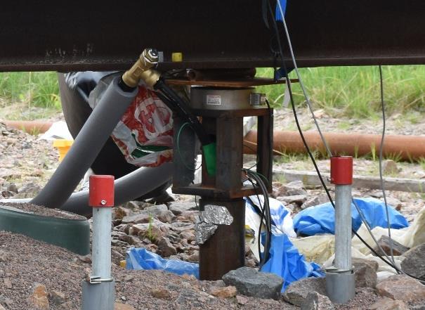 The piles were all driven type and included two steel and two precast concrete piles. The concrete piles were designed and manufactured by Hercules Grundläggning, a member company of NCC group.
