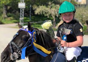 B: Michelle Johansson Svenskt Ponnytravderby J 2 sep Månstorps Tuffing 2.28,0a/1.