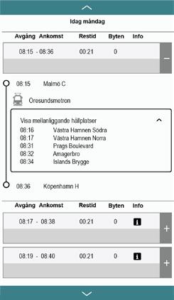 MALMÖ C - KÖPENHAMN H PÅ 23 MINUTER Öresundsmetron skapar en snabb och pålitlig förbindelse mellan de största städerna i Greater Copenhagen.