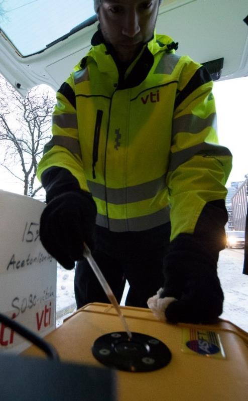 Då skillnaden i fryspunkt mellan de Safecote-behandlade provtagningsplatserna och referensplatserna var alltför liten fastslogs att mätningarna inte gjordes i tillräcklig omfattning för att se om